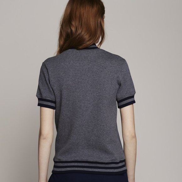 LACOSTE $200 sweater polo TOP Sz 36 or S PREPPY CASUAL CHIC GORPCORE A REAL GEM - Picture 2 of 15